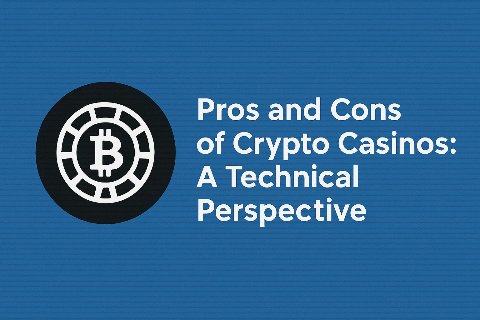 Pros and Cons of Crypto Casinos: A Technical Perspective